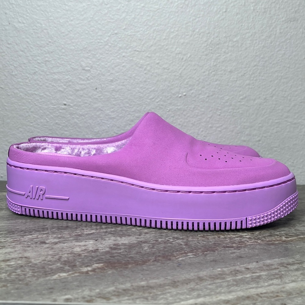 Nike Air Force 1 Lover XX Premium Leather Mules Fuschia W’s 8.5